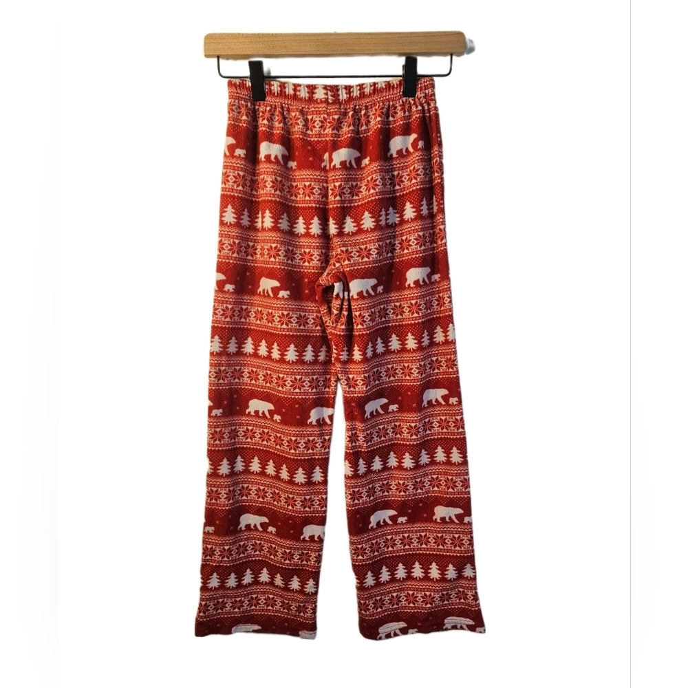 Fuzzy polar bear sleep pants